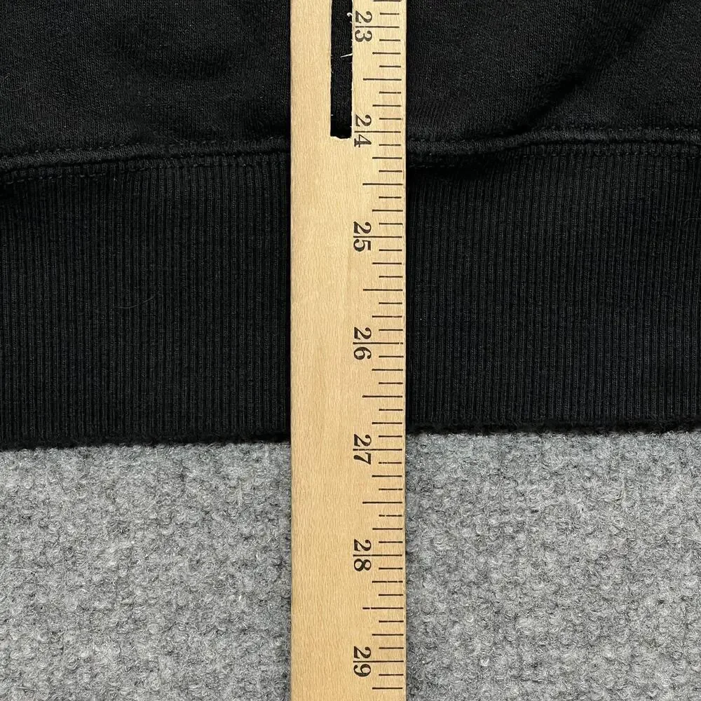 The North Face Hoodie Mens Medium Black Fleece Pullover Outdoors Together